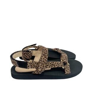 STUART WEITZMAN VAIL SPORT WOMEN SANDALS GOLDEN BEIGE SIZE 8.5 NEW NO BOX